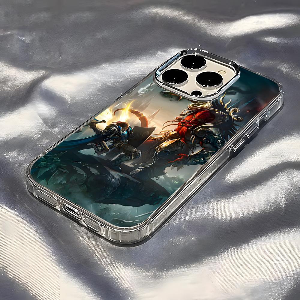 World Of W-Warcraft Phone Case For IPhone 17 Pro Max 16 15 14 Pro Max IPhone 13 Pro Max 11 Plus Transparent Cover