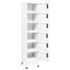 VidaXL Locker Cabinet White 38x40x180 Cm Steel 339792