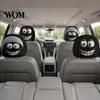 Car Headrest Covers 4 Pcs Halloween Covers, Creepy Ghost Face Seat Scary Styling Upgrades Protector, Universal Auto Decor for SUV Truck, Funny