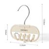 Women Camisole Hanger Wardrobe Organizer Downy Traceless Clothes Hanger Spaghetti Straps Storage Hook Rotatable Belt Bag Holder