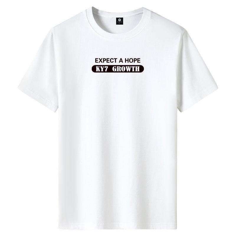 

M-6XL Мужская футболка из чистого хлопка с короткими рукавами и круглым вырезом для мальчиков, повседневная футболка 6XL белый