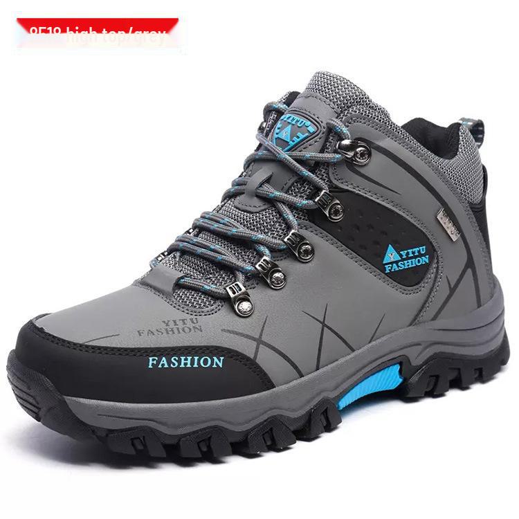 

Мужские высокие кроссовки для походов и бега на открытом воздухе - модные кроссовки из теплого бархата на осень/зиму 42