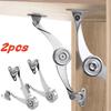 2Pcs Hydraulic Randomly Stop Hinges Kitchen Cabinet Door Adjustable Polish Hinge Furniture Lift Up Flap Stay Support Hardware