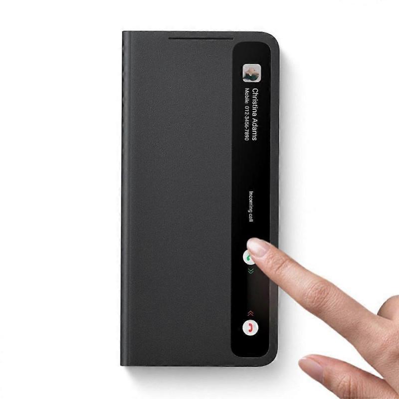 Smart View Phone Case For Samsung Galaxy S21 Ultra 5G Smart View Flip Cover Intelligent Phone Cover