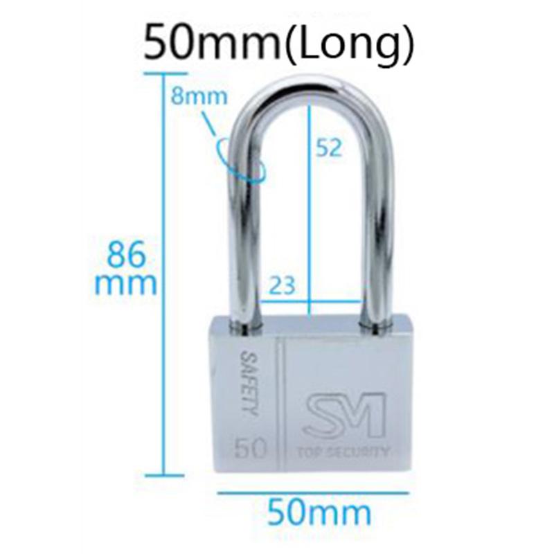 Stainless Steel Padlock Cabinet Outdoor Lock Durable Use Heavy Duty High Security Solid  Door Gate Box Safety