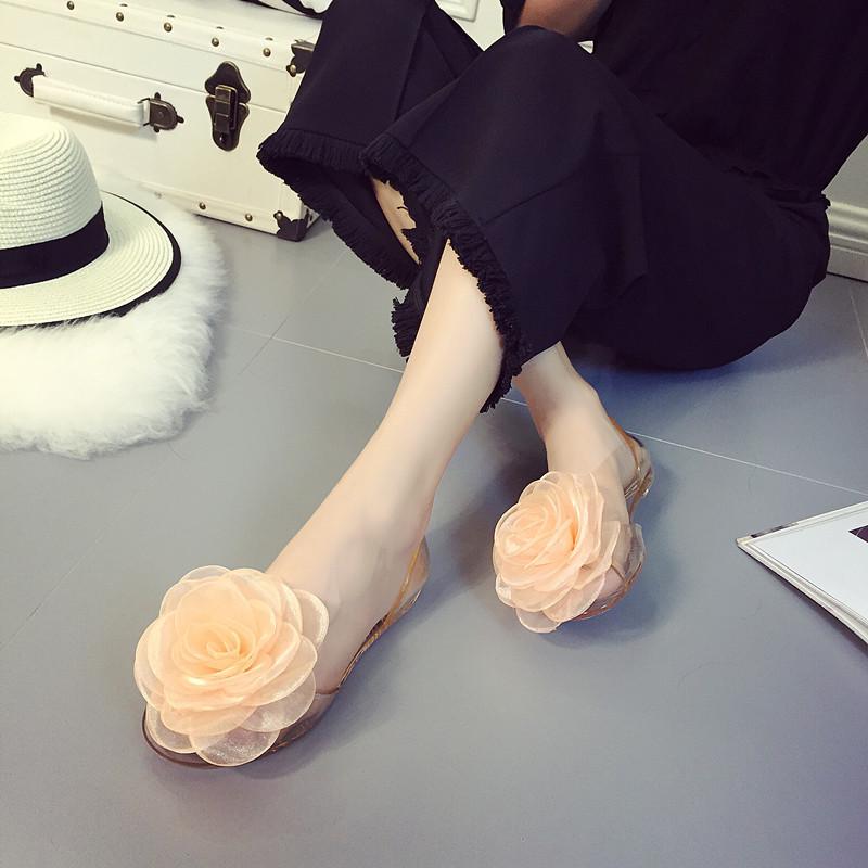 

Модные летние сандалии женские новые сандалии с прозрачной подошвой и открытым носком, украшенные маленькими розовыми кристаллами, женские сандалии на плоской подошве для улицы 41 золотой