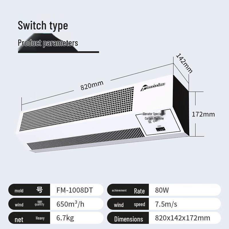 Theodoor Elevator Air Curtain Fan