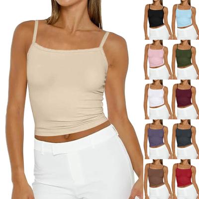 Womens Tank Top Dressy Casual Shirts Summer Loose Fit Camisole Cute Trendy Clothes Sleeveless Blouses