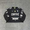 Mens Oversized Cotton Hoodie-Free Streetwear Pullover With Letter Print Lightweight Casual Top