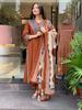 Women Elegant Cotton Salwar Kameez Designer Party Wear Top Tunic Kurta pant Dupatta Salwar Suit Set
