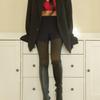 Winter see-through illusion stockings with fleece lining and cold-weather leggings (330g)