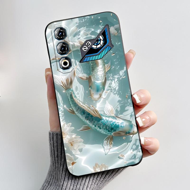 Für ZTE Nubia Neo 3 GT 5G Z2465N Hülle Süßes Kaninchen Schwarz Weiches TPU Silikon Stoßfeste Rückabdeckung Für ZTE Nubia NEO3 GT 5G Hülle