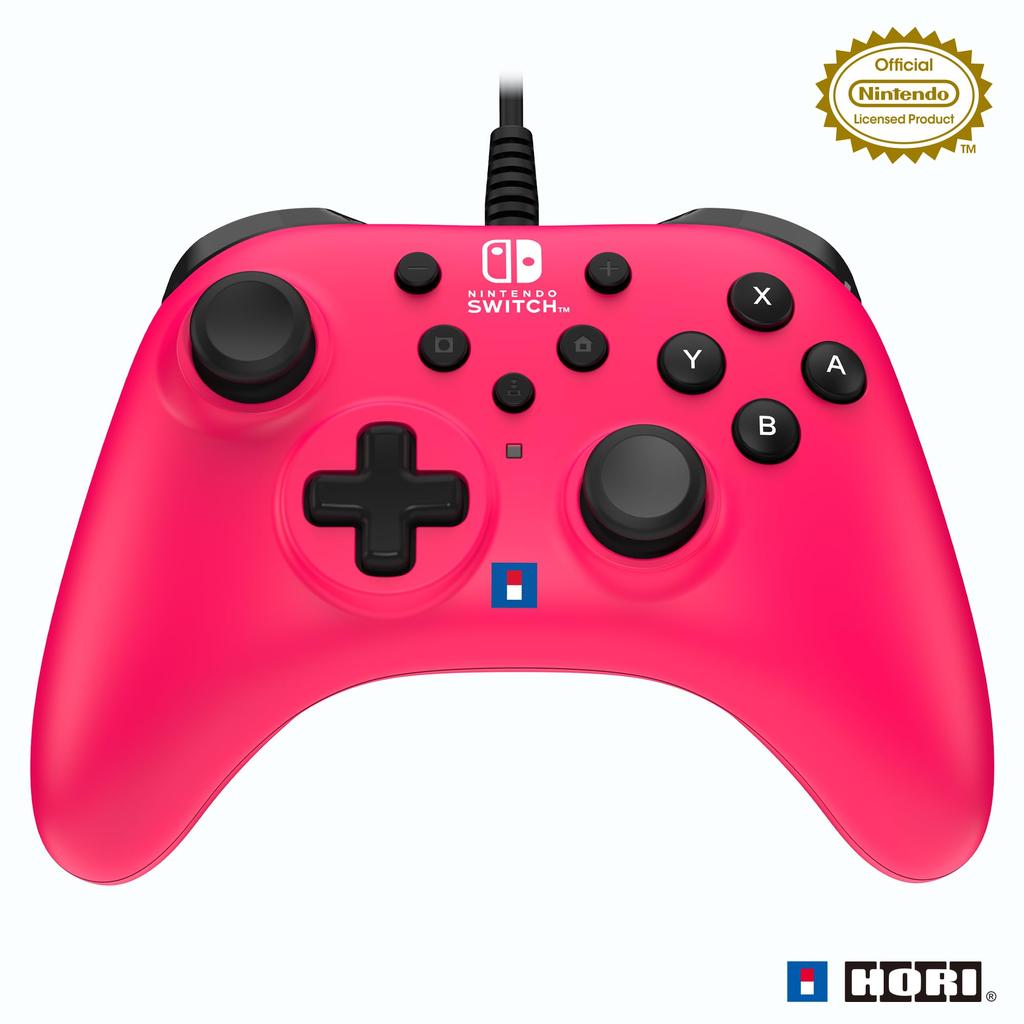 Licensed Horipad TURBO for Nintendo PC Magenta with Continuous Fire Hold [Nintendo Product] Switch™ / [Equipped Function]