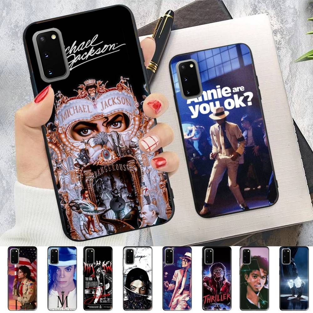Pop Singer Michael Jackson Phone Case For Samsung S 24 Fe 25 Ultra Plus 20 Lite 21 30 22 23 24 22 Ultra 5G Fundas