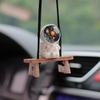 Gilrls Car Pendant Cute Astronaut Swing Auto Rearview Mirror Hanging Ornaments Interior Decoraction Spaceman Hanging Decoration