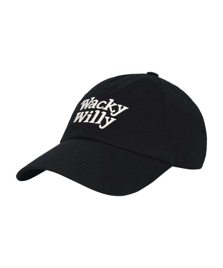 WACKY WILLY Typo Ball Cap Black