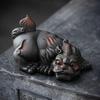 Zisha Clay Pixiu Tea Pet Ornament