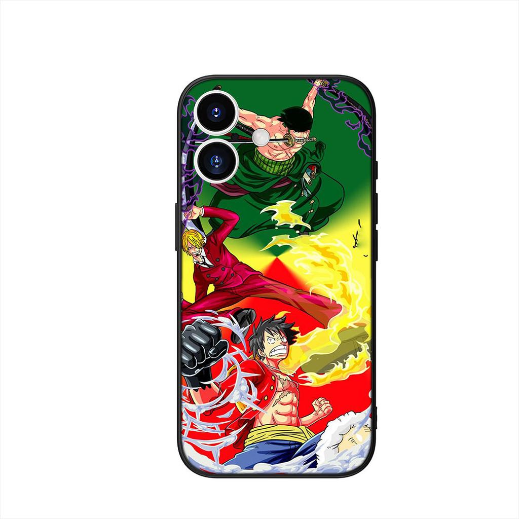 Zoro Nami One Pieces Luffy Phone Cover Case for Apple iPhone 17 16 15 11 Pro XS Max XR 6 7 8 Plus + SE 2020 5 16E Casing
