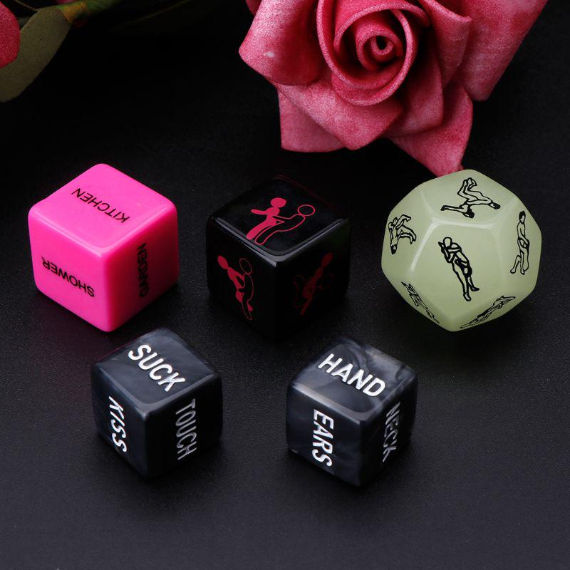 5pcs Sex Dice Fun Adult Erotic Love Sexy Posture Couple Lovers Humour Game Toy Novelty Party Gift