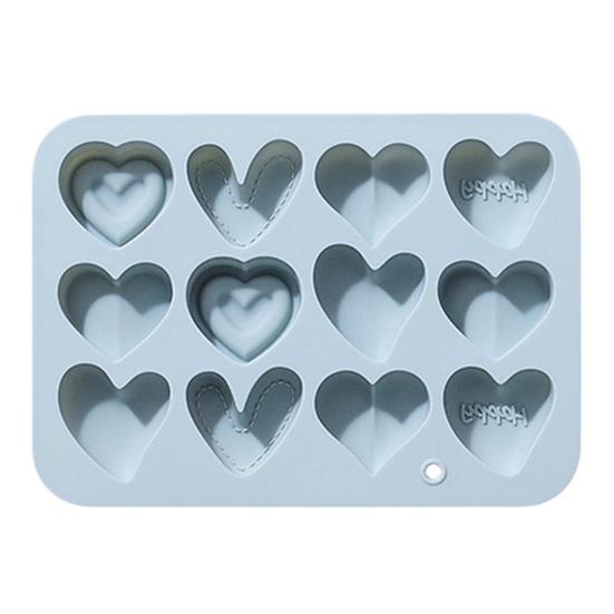 Forma na dort 12 dutin Žáruvzdorná Nepřilnavá Dobrá houževnatost Rychlé vyklápění 6 Srdce
