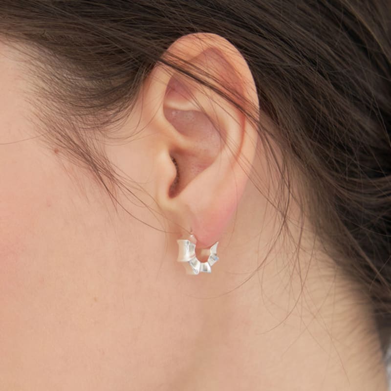STILL INSTANT Amone Wave Ring Earring