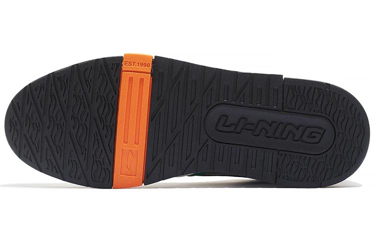Li Ning 001 BTC Textile, Synthetic Leather Cushioning Slip Resistant Abrasion Resistant Low Top Sports Casual Shoes AGCS103-4