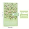 Savings Book Beautiful and Fresh Flower Student Savings Book Cash Storage Book Printed Portable Savings Book