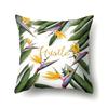 Polyester Pillowcase Plant Fresh Car Decoration Home Printed Pillowcase Sofa Cushion Cover