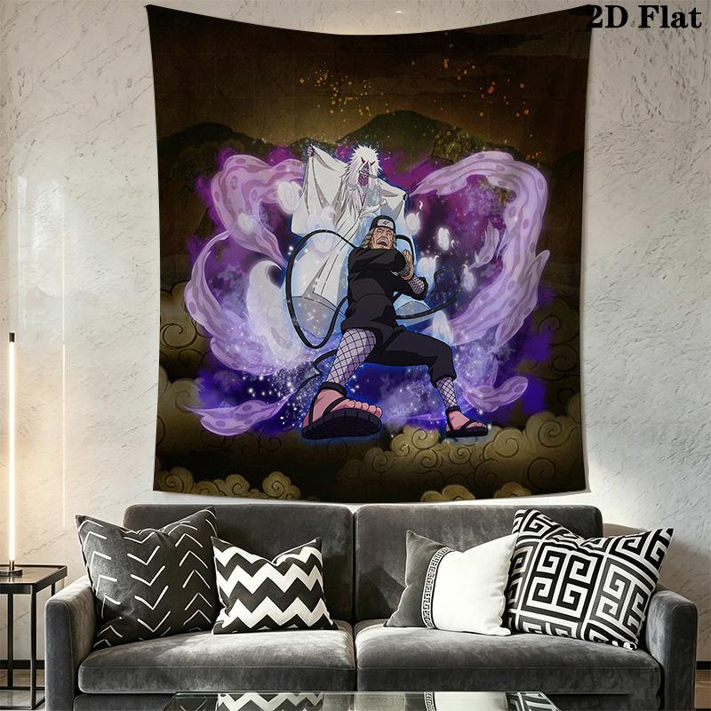 Green Flame Warrior Tapestry Tapestry Background Cloth Fashion Print Soft Home Decor Christmas Gift
