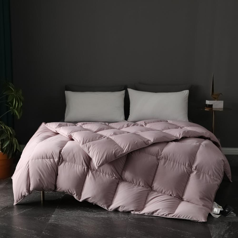 Liv-Esthete Luxury 100% White Goose Down Comforter 3D Bread Duvet Quilt Winter All Season Soft Blanket 100% Cotton Shell For You 160X210cm