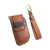 BMW Leather Key Cover - Premium Cowhide Shell for Men