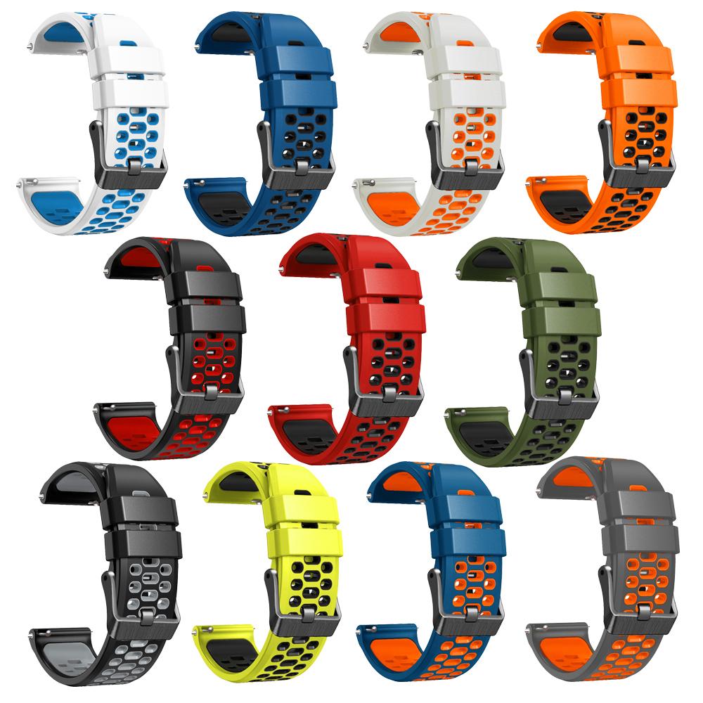Per cinturino braccialetto per orologio Garmin Venu 4 3 2 45mm Larghezza 22mm Cinturino da polso in silicone Per Forerunner 570 47mm 970 965 265 255 Cinturino per orologio