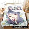 Aho Girl Bedding Set Single Twin Full Queen King Size Bed Set Adult Kid Bedroom Duvet Cover Sets 3D Print Anime Bed Sheet