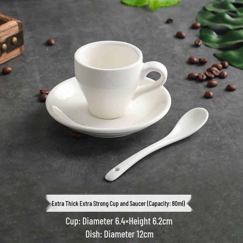 

European Style Thickened Ceramic Coffee Cup Set