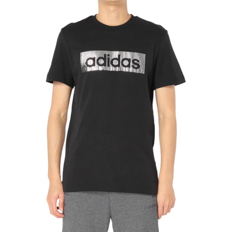 adidas T Shirts Men's Black Crew Neck Moderate DT2564