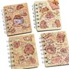 1PC Cartoon Capybara A7 Coil Notebook Mini Pocket Stationery Notebook Journal Message Book Office Supplies Back To School Gift