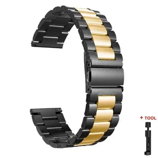 Metal Strap for Samsung Galaxy Watch 7/6/5/4 40mm 44mm Stainless Steel Band Galaxy Watch 6/4 Classic 47mm 43mm 46 42mm/5pro 45mm