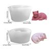 Sleeping Cat Silicone Molds, Cat Animal Craft Art, Resin Soap, Chocolate Cake Baking Molds, Fondant Kitten Molds