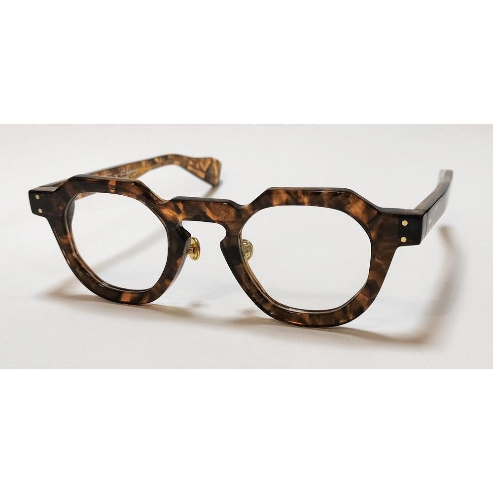 Used JEAN PHILIPPE JOLY Filton Bouton's col.4 Brown Sasa Acetate Made in Japan Filton
