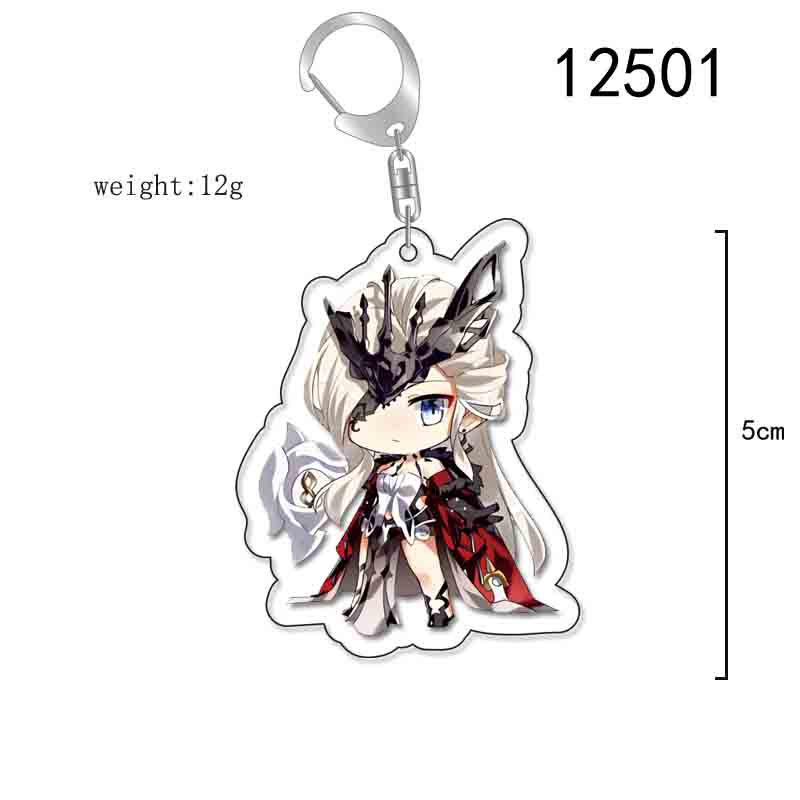 Raiden Shogun & Yae Miko Genshin Impact Acrylic Keychain