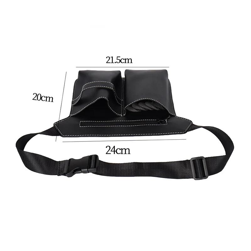 Leather Scissors Pouch Salon Barber Hairdressing Scissor Holder Bag Hair Stylist Tool Waist Pack Bag Comb Shear Holder