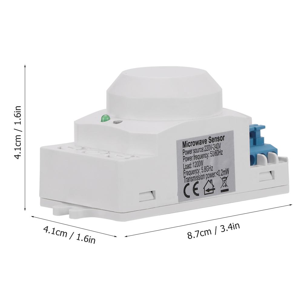 Degree Detection Microwave 360 Intelligent Motion Light Sensor Switch 220240v