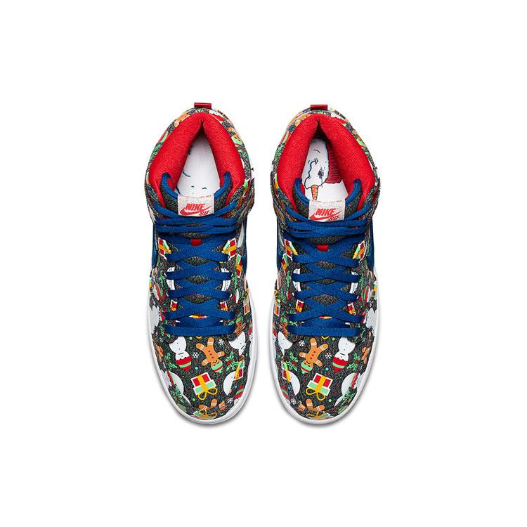 New Nike SB Dunk High Concepts Ugly Christmas Sweater 2017 881758-446