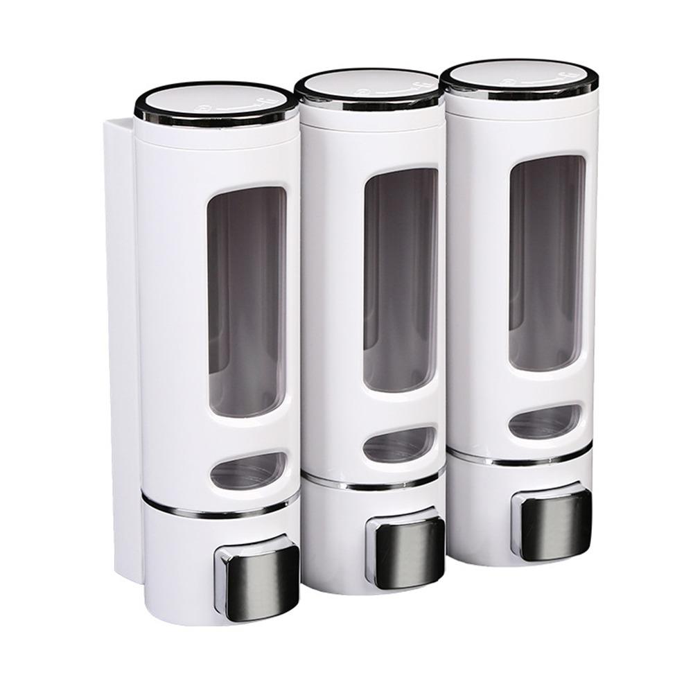Manual Press Liquid Soap Container Wall-Mount Hand Sanitizer Jar Soap Dispenser  Shampoo