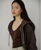 Aure Seoul Boucle Terry Hooded Jumper [Brown]
