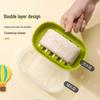 Camellia Double-Layer Draining Soap Dish
