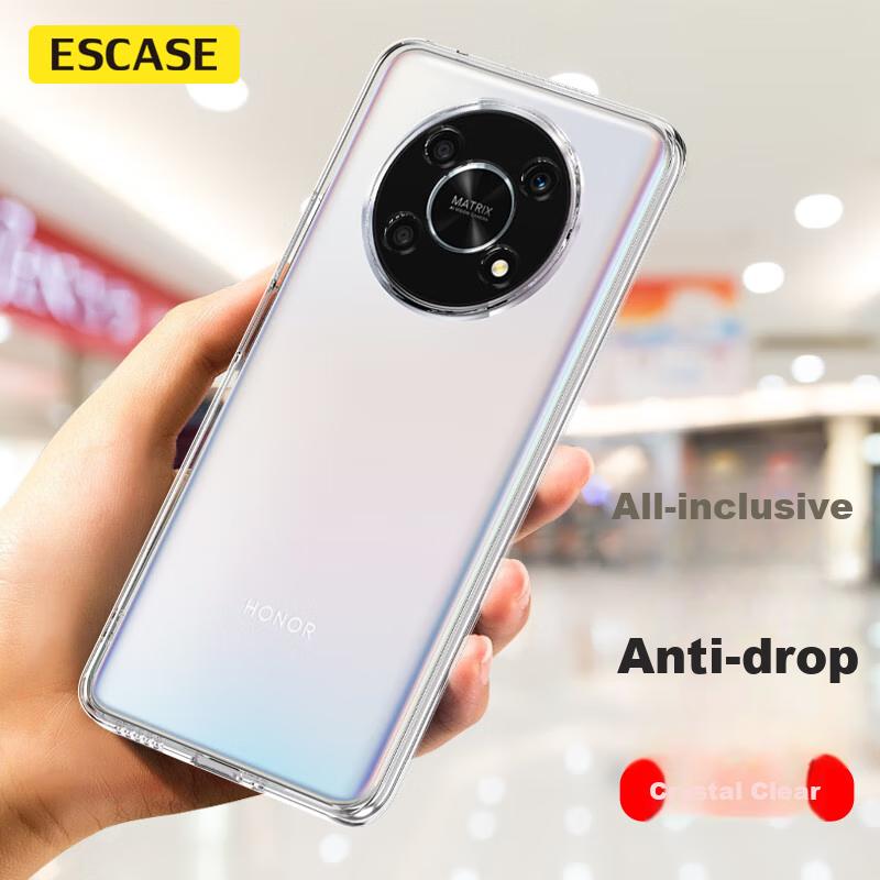 Honor X40gt Racing Edition Phone Case Shockproof Full Coverage/soft Ultra-Thin Silicone (With Lanyard Hole) Transparent