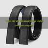 Men's Double-Sided Genuine Leather Belt Strip, Top Layer Cowhide, No Buckle