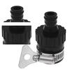 Tap Hose Connector ABS No Leaking Water Faucet Adapter Faucet Hose Connector Quick-inserting Anti-dropping Joint