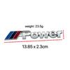 1PCS Car Shield Body Trunk Stickers 3D Metal Emblem Decal Auto Accessories For BMW M Power F20 F10 F30 F40 E92 E91 G20 G30 E30 xj2